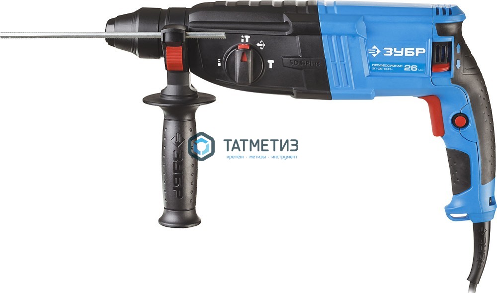 Перфоратор SDS-plus, ЗУБР Профессионал, горизонтальный, 3 Дж, 0-1200 об/мин, 800 Вт, кейс Перфоратор SDS-plus, ЗУБР Профессионал, горизонтальный, 3 Дж, 0-1200 об/мин, 800 Вт, кейс