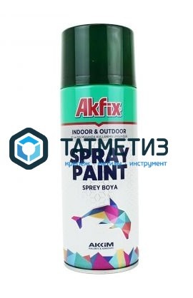 Краска аэроз. ЗЕЛЕНЫЙ МОХ RAL6005 400ML Gw.300Gr(6) Akfix Краска аэроз. ЗЕЛЕНЫЙ МОХ RAL6005 400ML Gw.300Gr(6) Akfix