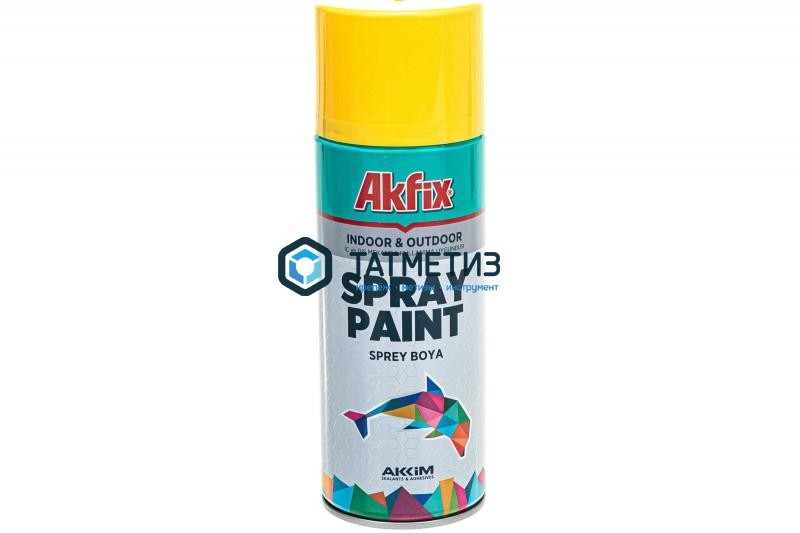 Краска аэроз. ЖЕЛТАЯ глянц. RAL1003 400Ml Gw.300Gr (6) Akfix Краска аэроз. ЖЕЛТАЯ глянц. RAL1003 400Ml Gw.300Gr (6) Akfix