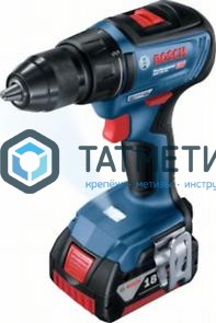 Дрель-шуруповерт аккумуляторная Bosch GSR 18V-50 1 бат 4Ач, быстр зарядник Дрель-шуруповерт аккумуляторная Bosch GSR 18V-50 1 бат 4Ач, быстр зарядник