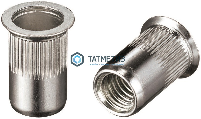 Заклепка резьбовая потайной борт М10 L=21 (2,0-5,0) мм d=13  NX -  магазин «ТАТМЕТИЗ»
