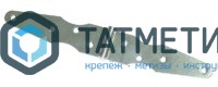 Петля-стрела ПС-130 х130, полимер. серебр. -  магазин крепежа «ТАТМЕТИЗ»