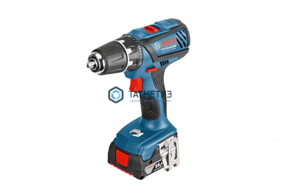Дрель-шуруповерт аккумуляторная BOSCH GSR 14.4-2-LI Plus, 2 акк 2.0 Ач,ЗУ Дрель-шуруповерт аккумуляторная BOSCH GSR 14.4-2-LI Plus, 2 акк 2.0 Ач,ЗУ