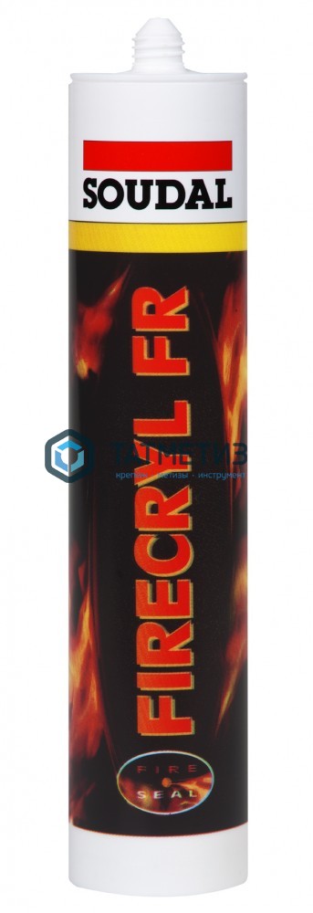 Герметик огнестойкий акриловый SOUDAL FIRECRYL FR 310 мл / 15 Герметик огнестойкий акриловый SOUDAL FIRECRYL FR 310 мл / 15