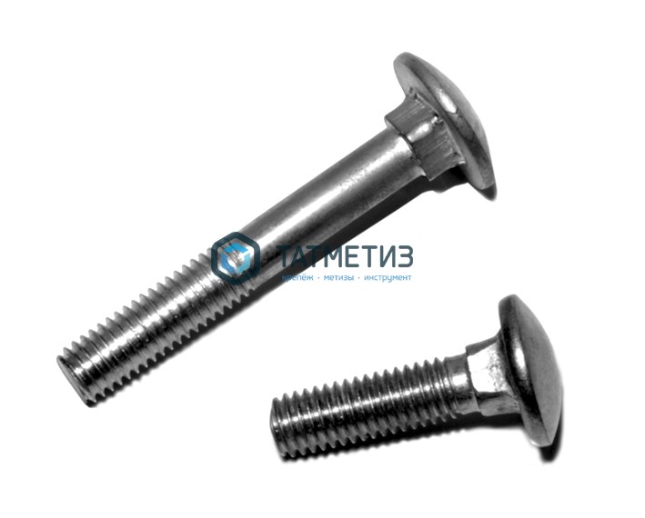 Болт мебельный DIN 603  8* 80  (уп 15 кг/ 450 шт)** R -  магазин крепежа «ТАТМЕТИЗ»