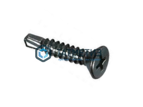 Саморезы потай оксид по металлу со сверлом 3,5х45 (5 000 шт/уп) КК | «ТАТМЕТИЗ» Саморезы потай оксид по металлу со сверлом 3,5х45 (5 000 шт/уп) КК - магазин крепежа «ТАТМЕТИЗ»