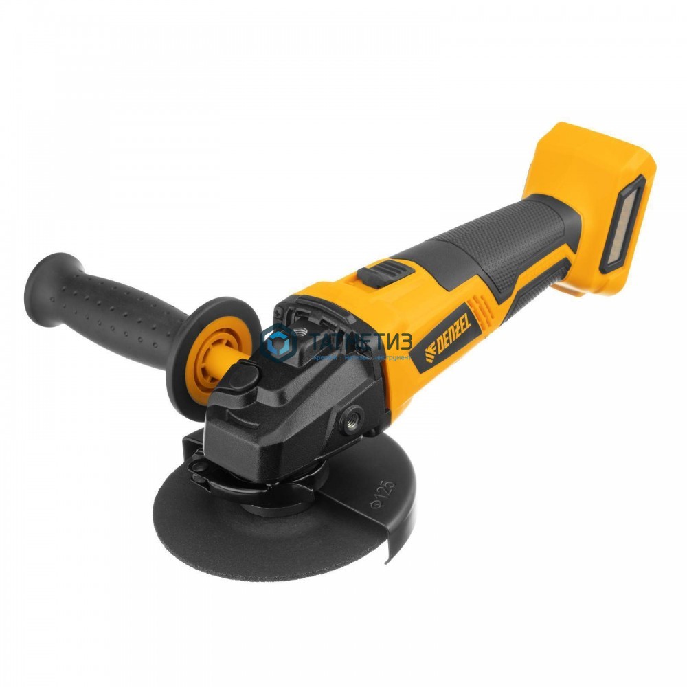 УШМ аккумуляторная бесщет. BLG-IB-18-02, Li-ion, 18 В, 3 Ач, 115 мм// Denzel УШМ аккумуляторная бесщет. BLG-IB-18-02, Li-ion, 18 В, 3 Ач, 115 мм// Denzel