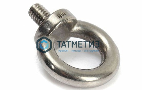 Рым-болт М 8 DIN580 А2 нерж | «ТАТМЕТИЗ» Рым-болт М 8 DIN580 А2 нерж - магазин крепежа «ТАТМЕТИЗ»