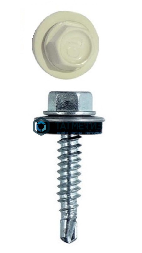 Саморез окраш.кров. 5,5х25 /1015/ (250 шт/уп) КК -  магазин «ТАТМЕТИЗ»