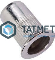 Заклепка резьбовая цилиндрический борт М 6 ЗАКРЫТАЯ L=21 (3,0-5,5) мм NX | «ТАТМЕТИЗ» Заклепка резьбовая цилиндрический борт М 6 ЗАКРЫТАЯ L=21 (3,0-5,5) мм NX - магазин крепежа «ТАТМЕТИЗ»