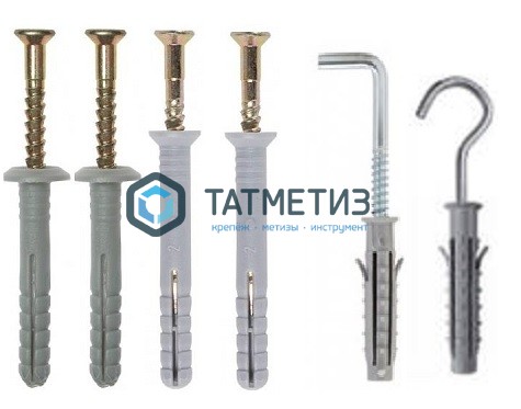 Дюбель-гвоздь 6х40 гриб | «ТАТМЕТИЗ» Дюбель-гвоздь 6х40 гриб - магазин крепежа «ТАТМЕТИЗ»
