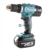 Дрель-шуруповерт аккумуляторная Makita DDF 453RFE, 18В, 2х3 Ач Li-ion, 0-400/1300 об/мин, 42/27 Нм -  магазин крепежа «ТАТМЕТИЗ»