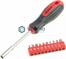 Набор отвертка с битами Fusion,11 пред, PH+SL+Torx,CrV,3-х компан рукоятка "anti slip"// Matrix | «ТАТМЕТИЗ» Набор отвертка с битами Fusion,11 пред, PH+SL+Torx,CrV,3-х компан рукоятка "anti slip"// Matrix - магазин крепежа «ТАТМЕТИЗ»