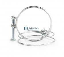 Хомут проволочный, цинк,  23 мм (7/8") (50 шт) -  магазин крепежа «ТАТМЕТИЗ»