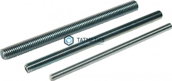 Шпилька резьбовая оц М10х1000 (25 шт/уп) R | «ТАТМЕТИЗ» Шпилька резьбовая оц М10х1000 (25 шт/уп) R - магазин крепежа «ТАТМЕТИЗ»