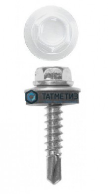 Саморез окраш.кров. 5,5х19 /9003/ DAXMER M (10х250) | «ТАТМЕТИЗ» Саморез окраш.кров. 5,5х19 /9003/ DAXMER M (10х250) - магазин крепежа «ТАТМЕТИЗ»