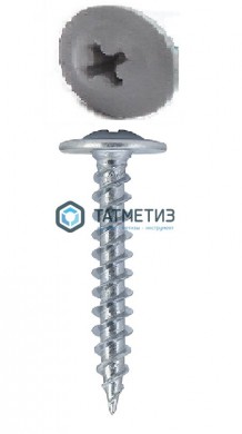 Саморез п/ш остр. 4,2x25 RAL 7004 (500 шт/уп) | «ТАТМЕТИЗ» Саморез п/ш остр. 4,2x25 RAL 7004 (500 шт/уп) - магазин крепежа «ТАТМЕТИЗ»