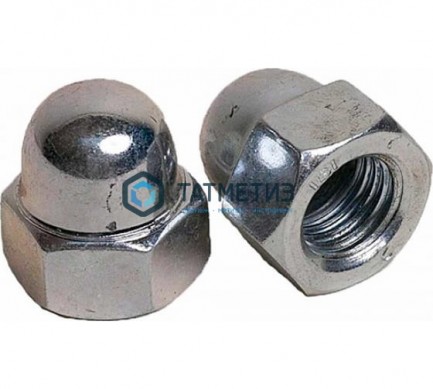 Гайка колпачковая DIN 1587, оц М16 | «ТАТМЕТИЗ» Гайка колпачковая DIN 1587, оц М16 - магазин крепежа «ТАТМЕТИЗ»