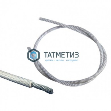 Трос с ПВХ стальной оц. 2-1  (250 м/бух)  КТ -  магазин крепежа «ТАТМЕТИЗ»