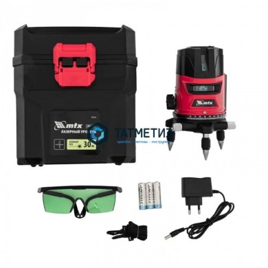 Уровень лазерный CRL-30G, 30 м, зеленый луч, акк. Li 2400 mah, резьба 5/8"// MTX | «ТАТМЕТИЗ» Уровень лазерный CRL-30G, 30 м, зеленый луч, акк. Li 2400 mah, резьба 5/8"// MTX - магазин крепежа «ТАТМЕТИЗ»