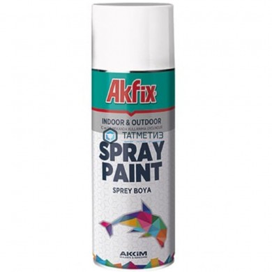 Краска аэроз. КОРИЧНЕВАЯ  глянц. RAL8017 400Ml Gw.300Gr (6 Akfix -  магазин крепежа «ТАТМЕТИЗ»