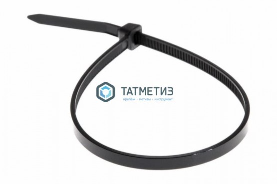 Хомут-стяжка нейлон  500 х 7,6  (100 шт/уп)  REXANT черный -  магазин крепежа «ТАТМЕТИЗ»