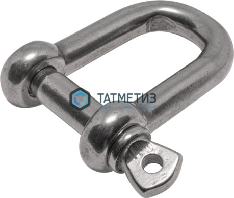 Скоба такелажная прямая А4 10мм | «ТАТМЕТИЗ» Скоба такелажная прямая А4 10мм - магазин крепежа «ТАТМЕТИЗ»