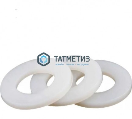 Шайба полиамидная DIN 125 М 5 (без фаски)(5,3 x10 x1) (1000 шт.) | «ТАТМЕТИЗ» Шайба полиамидная DIN 125 М 5 (без фаски)(5,3 x10 x1) (1000 шт.) - магазин крепежа «ТАТМЕТИЗ»