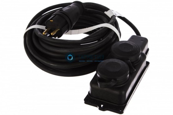 Удлинитель силовой 2х20м, КГ 3*1.5мм, 16 А, тип УХЗ-16, Россия // Denzel | «ТАТМЕТИЗ» Удлинитель силовой 2х20м, КГ 3*1.5мм, 16 А, тип УХЗ-16, Россия // Denzel - магазин крепежа «ТАТМЕТИЗ»