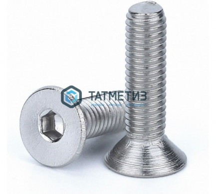 Винт DIN 7991/ISO 10642 М10 х 30 ( 8.8) ОЦ с потай головкой и внутр.шестигранником | «ТАТМЕТИЗ» Винт DIN 7991/ISO 10642 М10 х 30 ( 8.8) ОЦ с потай головкой и внутр.шестигранником - магазин крепежа «ТАТМЕТИЗ»