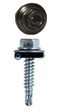 Саморез окраш.кров. 5,5х25 /9005/ DAXMER M (3250 шт/уп) | «ТАТМЕТИЗ» Саморез окраш.кров. 5,5х25 /9005/ DAXMER M (3250 шт/уп) - магазин крепежа «ТАТМЕТИЗ»