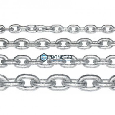 Цепь DIN 766 кор.зв. оц. 4 (40 м/бух) SR | «ТАТМЕТИЗ» Цепь DIN 766 кор.зв. оц. 4 (40 м/бух) SR - магазин крепежа «ТАТМЕТИЗ»