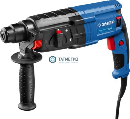 Перфоратор SDS-plus, ЗУБР Профессионал, 750Вт, реверс, горизонтальный, 2.6 Дж, 0-1100 об/мин, 0 | «ТАТМЕТИЗ» Перфоратор SDS-plus, ЗУБР Профессионал, 750Вт, реверс, горизонтальный, 2.6 Дж, 0-1100 об/мин, 0 - магазин крепежа «ТАТМЕТИЗ»