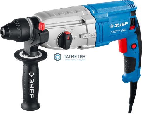 Перфоратор SDS-plus, ЗУБР Профес 800 Вт реверс, горизонтальный, металл редуктор 3.2Дж,0-1200 об/мин | «ТАТМЕТИЗ» Перфоратор SDS-plus, ЗУБР Профес 800 Вт реверс, горизонтальный, металл редуктор 3.2Дж,0-1200 об/мин - магазин крепежа «ТАТМЕТИЗ»