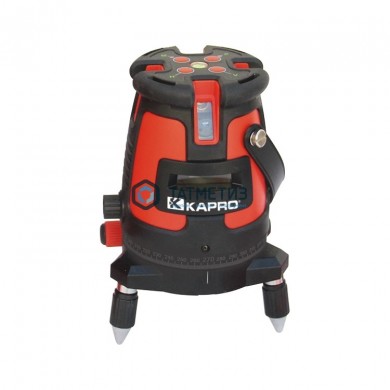 Уровень лазерный (4 вертикали, 1 горизонталь, тренога, очки) 875-набор КАПРО (KAPRO) | «ТАТМЕТИЗ» Уровень лазерный (4 вертикали, 1 горизонталь, тренога, очки) 875-набор КАПРО (KAPRO) - магазин крепежа «ТАТМЕТИЗ»