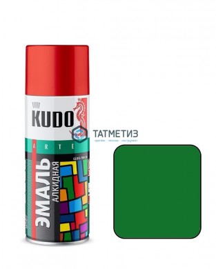 Краска аэроз. KUDO 520 мл. №10081 ЗЕЛЕНАЯ RAL 6029 | «ТАТМЕТИЗ» Краска аэроз. KUDO 520 мл. №10081 ЗЕЛЕНАЯ RAL 6029 - магазин крепежа «ТАТМЕТИЗ»