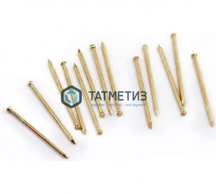 Гвозди NFL-LU 1,4х35 латун (5 кг) | «ТАТМЕТИЗ» Гвозди NFL-LU 1,4х35 латун (5 кг) - магазин крепежа «ТАТМЕТИЗ»