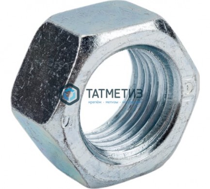 Гайка DIN 934 кп 10 М22 оцинкованная | «ТАТМЕТИЗ» Гайка DIN 934 кп 10 М22 оцинкованная - магазин крепежа «ТАТМЕТИЗ»
