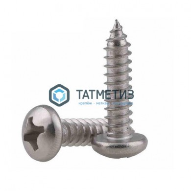 Саморез DIN7981 п/кр кр.шлиц 4,2 х 19 А2 нерж. | «ТАТМЕТИЗ» Саморез DIN7981 п/кр кр.шлиц 4,2 х 19 А2 нерж. - магазин крепежа «ТАТМЕТИЗ»
