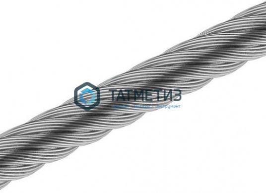 Трос ср.мягкости ART 8379 7х7 А2 нержавейка 6мм (100 м/бух) | «ТАТМЕТИЗ» Трос ср.мягкости ART 8379 7х7 А2 нержавейка 6мм (100 м/бух) - магазин крепежа «ТАТМЕТИЗ»