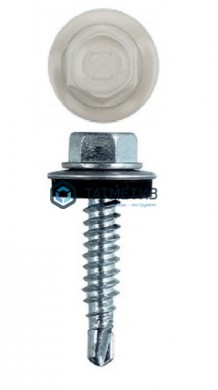 Саморез окраш.кров. 5,5х25 /9002/ DAXMER M (10х250) | «ТАТМЕТИЗ» Саморез окраш.кров. 5,5х25 /9002/ DAXMER M (10х250) - магазин крепежа «ТАТМЕТИЗ»