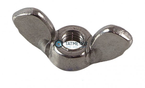 Гайка-барашек немецкого типа DIN 315 А2 M 6 GT | «ТАТМЕТИЗ» Гайка-барашек немецкого типа DIN 315 А2 M 6 GT - магазин крепежа «ТАТМЕТИЗ»