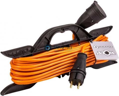 Удлинитель на рамке 10 м, с/з, ПВС 3500 Вт, IP44 Атлант | «ТАТМЕТИЗ» Удлинитель на рамке 10 м, с/з, ПВС 3500 Вт, IP44 Атлант - магазин крепежа «ТАТМЕТИЗ»