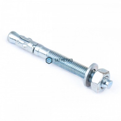 Анкер клиновой 8x 80 (100 шт/уп) БЕЛЫЙ ЦИНК R | «ТАТМЕТИЗ» Анкер клиновой 8x 80 (100 шт/уп) БЕЛЫЙ ЦИНК R - магазин крепежа «ТАТМЕТИЗ»