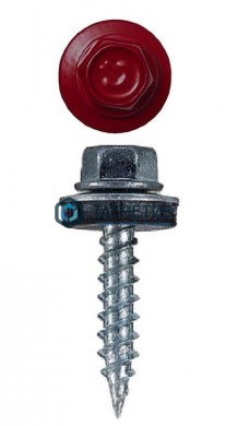 Саморез окрашенный кров. острый 4,8х19 /3005/ (250 шт/уп) ТК | «ТАТМЕТИЗ» Саморез окрашенный кров. острый 4,8х19 /3005/ (250 шт/уп) ТК - магазин крепежа «ТАТМЕТИЗ»