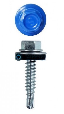 Саморез окраш.кров. 5,5х25 /5005/ (3000 шт/уп) КК | «ТАТМЕТИЗ» Саморез окраш.кров. 5,5х25 /5005/ (3000 шт/уп) КК - магазин крепежа «ТАТМЕТИЗ»