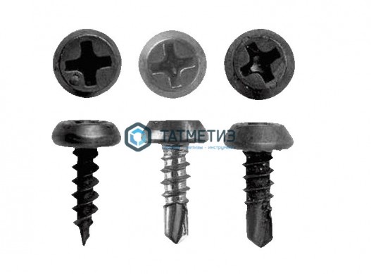 Саморез 3,5х11 сверло цинк (2 000 шт/уп) КК | «ТАТМЕТИЗ» Саморез 3,5х11 сверло цинк (2 000 шт/уп) КК - магазин крепежа «ТАТМЕТИЗ»
