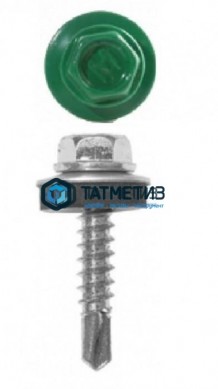Саморез окраш.кров. 4,8х29 /6029/ DAXMER MS (10х250) | «ТАТМЕТИЗ» Саморез окраш.кров. 4,8х29 /6029/ DAXMER MS (10х250) - магазин крепежа «ТАТМЕТИЗ»