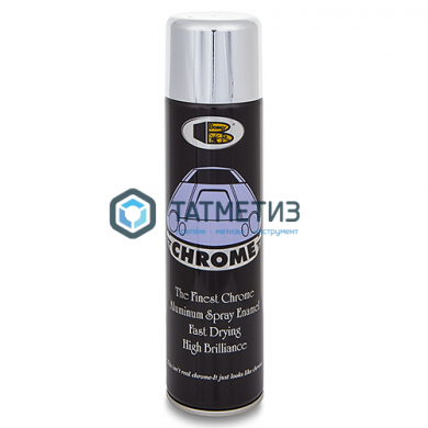Краска аэроз. BOSNY 400 мл. №001  ХРОМОВАЯ -  магазин крепежа «ТАТМЕТИЗ»