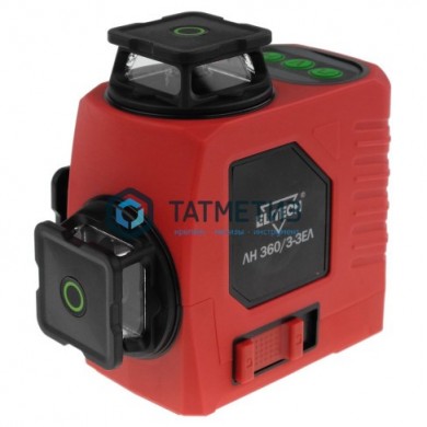 Нивелир лазерный ELITECH ЛН 3К-ЗЕЛ (20м,гор/верт луч,очки,штатив 1,2м,зажим,мишень,кейс,IP54) -  магазин крепежа «ТАТМЕТИЗ»